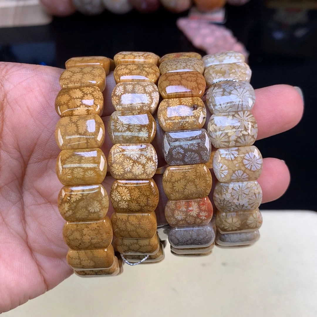 【闪购商品】颈饰未镶嵌硅化珊瑚（珊瑚玉）（27号）上新400米一条可挑