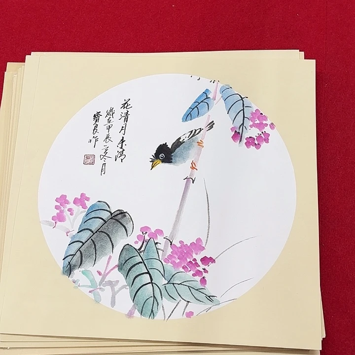 国画花鸟等图案和造型都非常38.38
