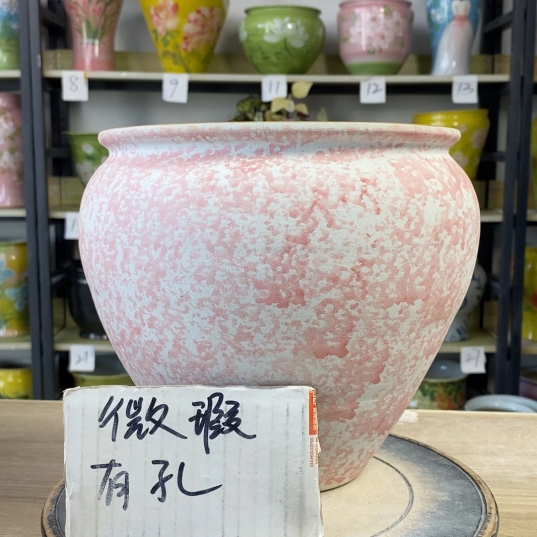 景德镇手工手绘陶瓷花盆