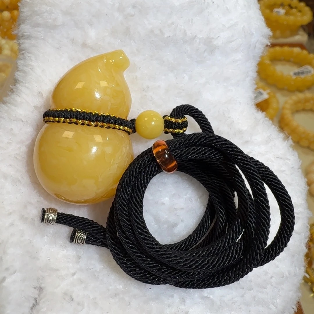 琥珀未镶嵌珠宝奇石焦皮葫芦