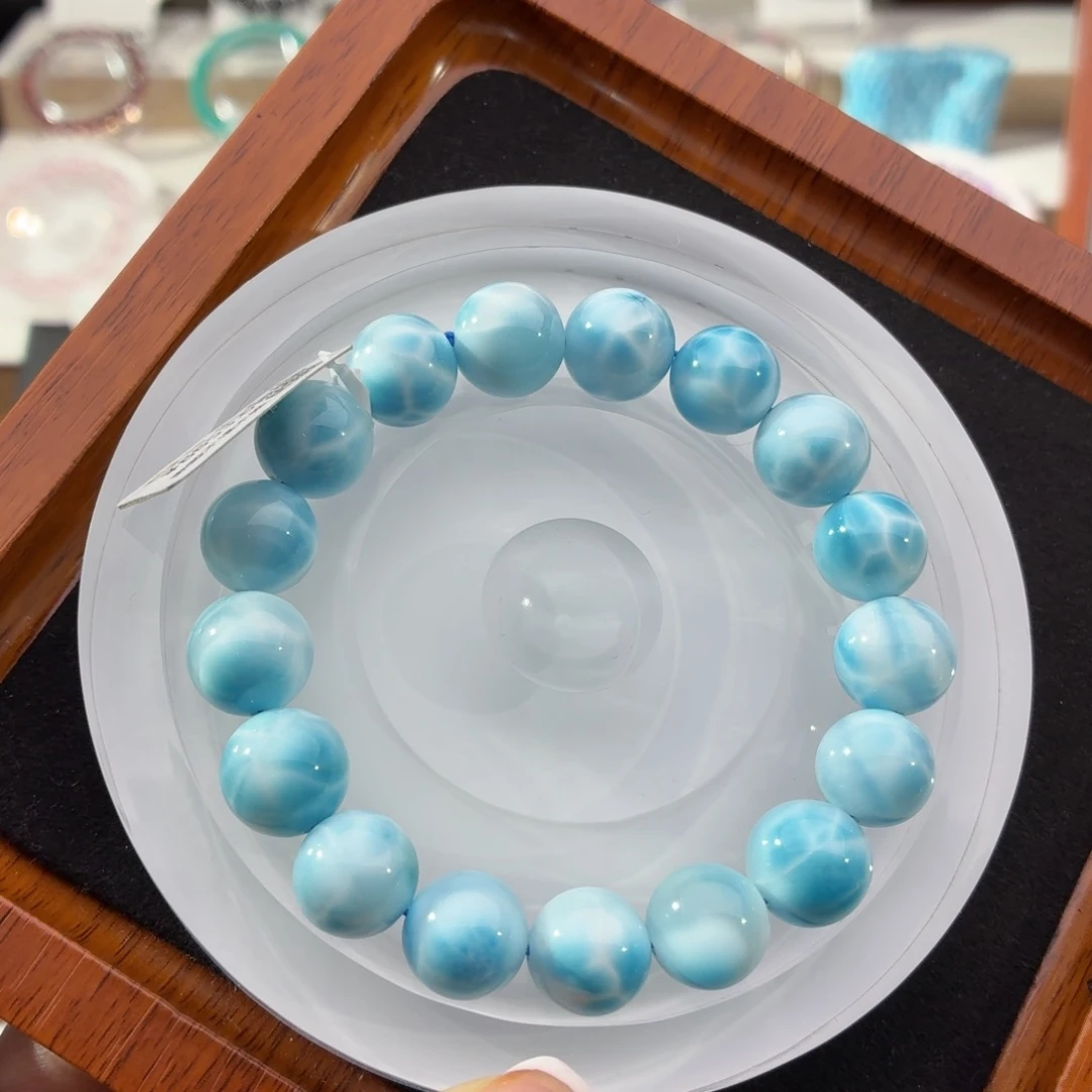针钠钙石（海纹石）未镶嵌手串12mm