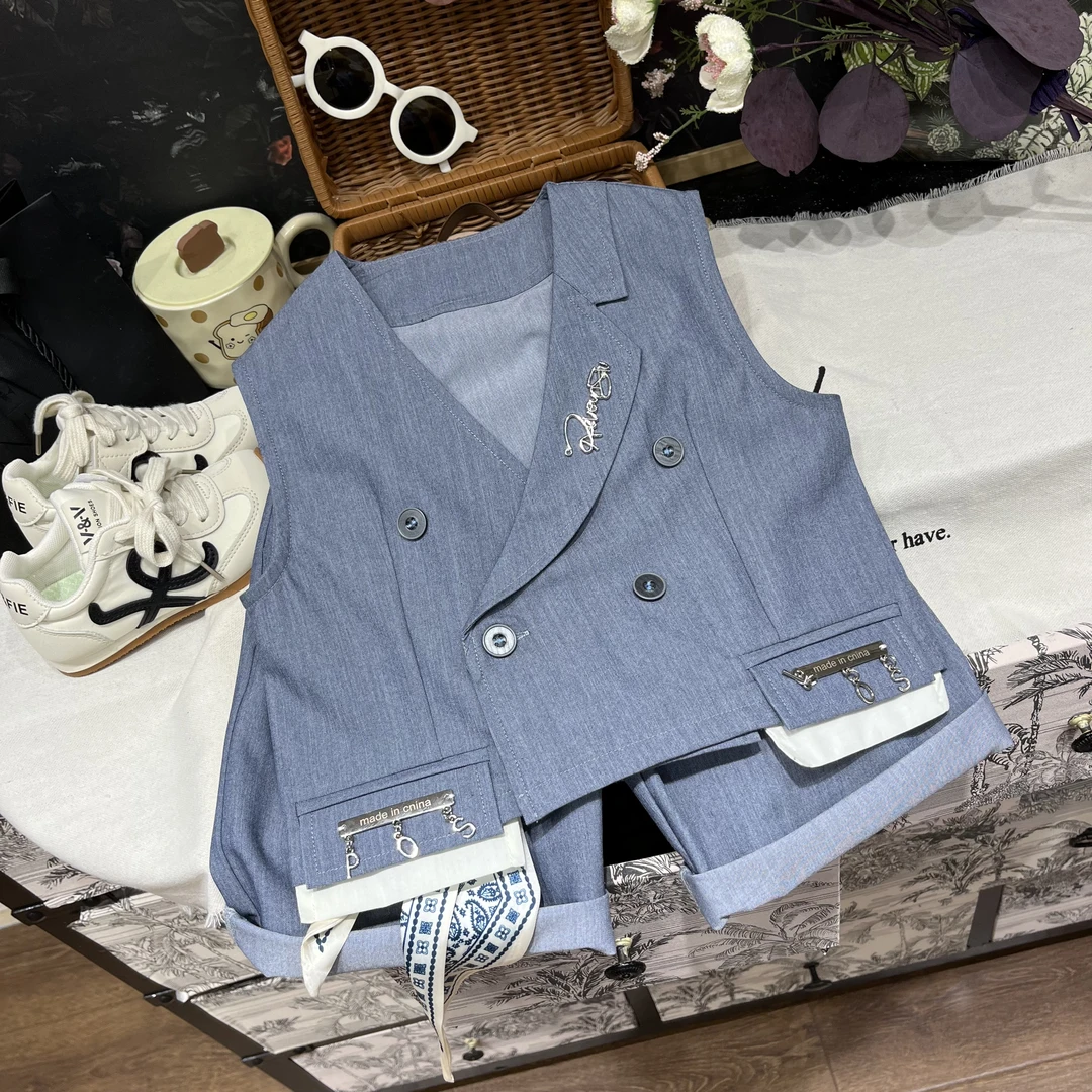 【星辰】儿童夏季新款时尚休闲百搭洋气韩版帅气夏款套装25L219