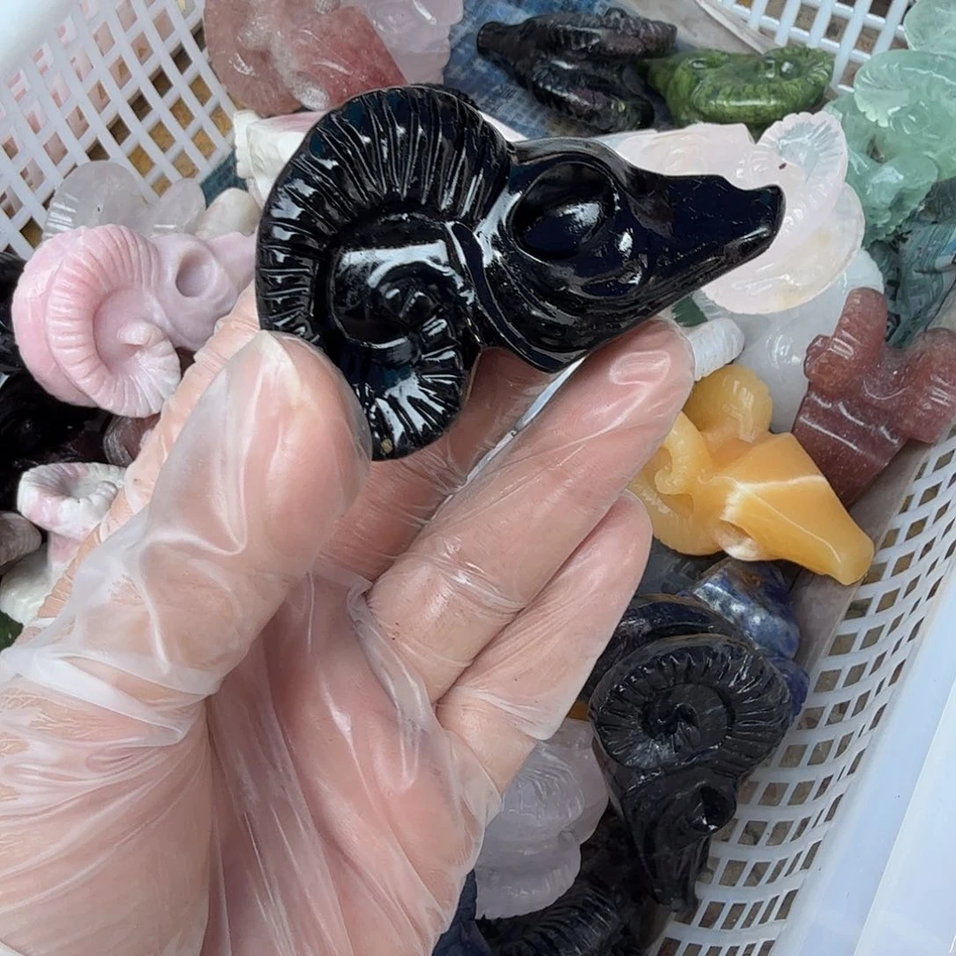 烟晶手链未镶嵌N****g黑曜石