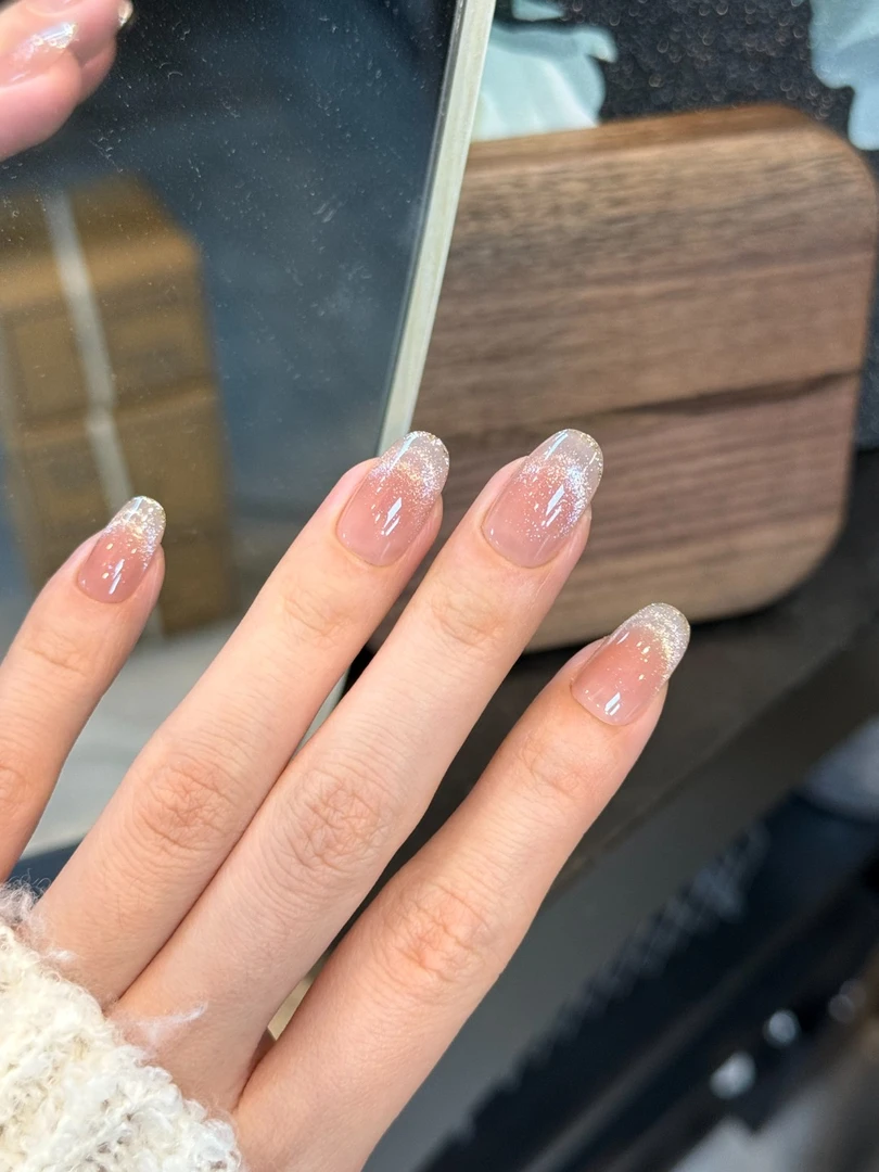 【水星记】手工穿戴甲手绘猫眼新款显白美甲10片可重复穿戴2