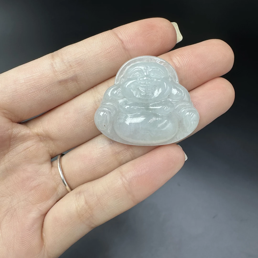 天然缅甸A货翡翠吊坠