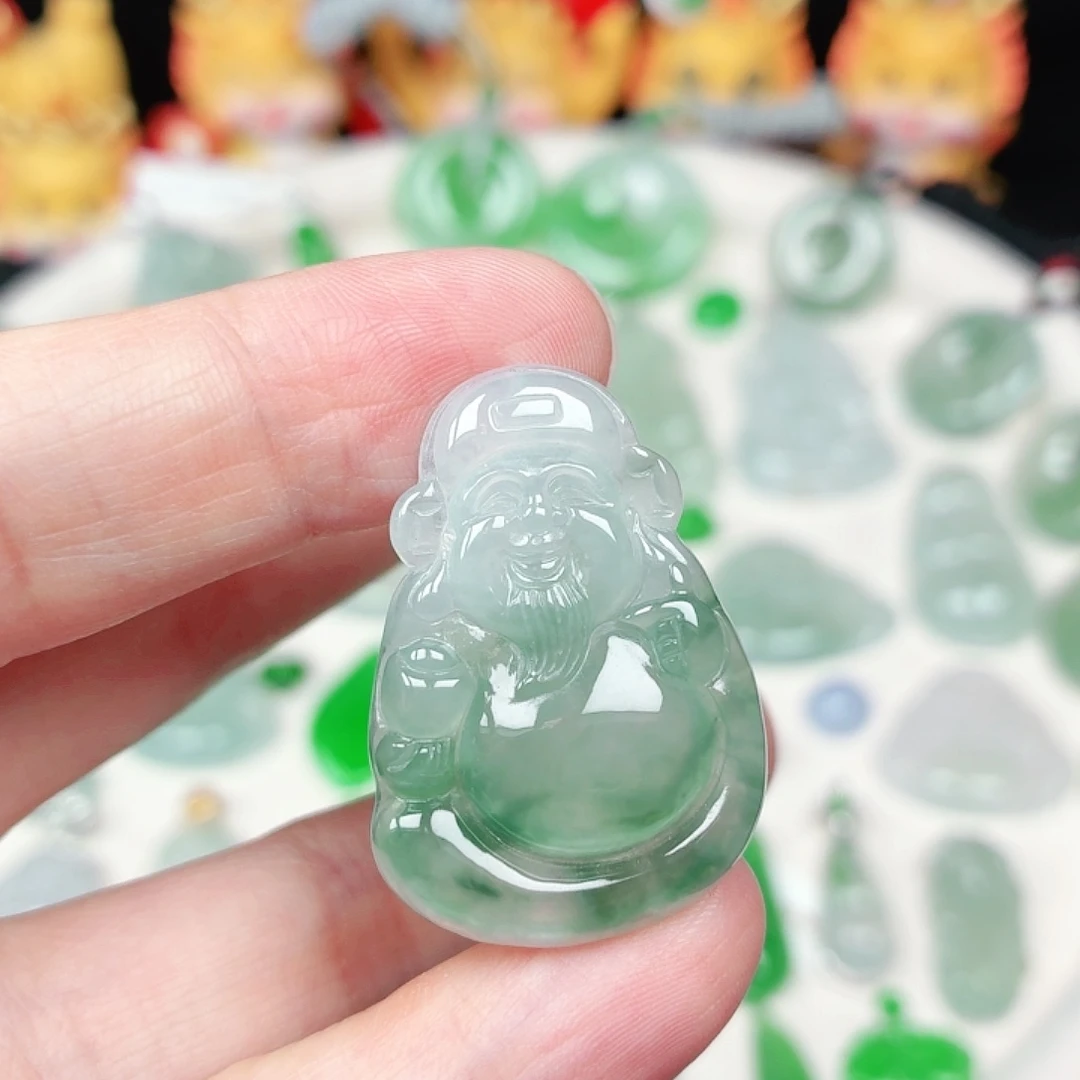 翡翠未镶嵌颈饰缅甸天然A货翡翠