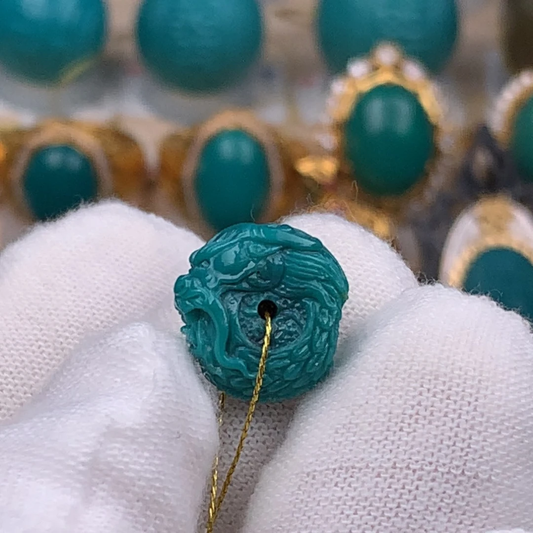 未镶嵌绿松石珠宝奇石13m