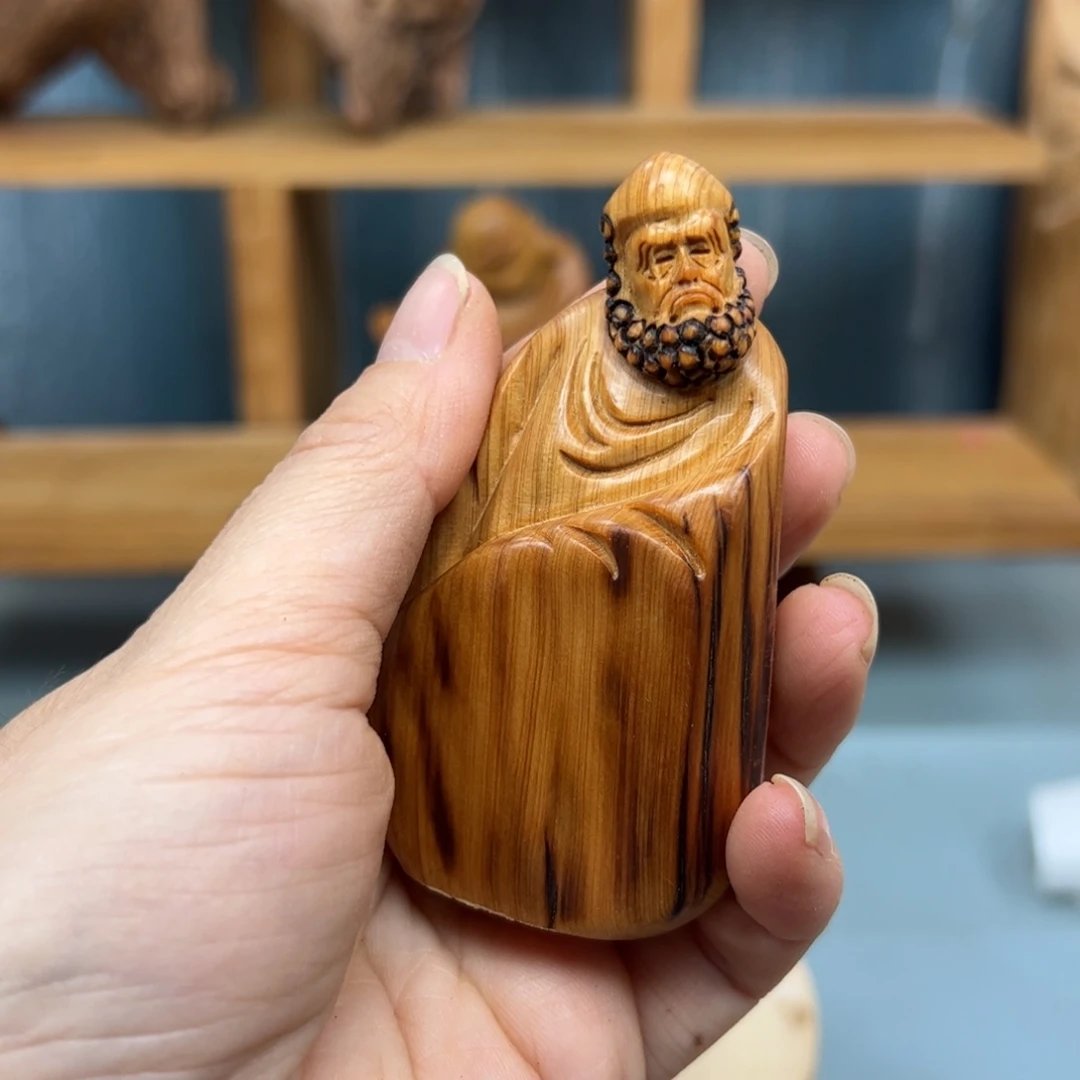 柏木崖柏木摆件手把件