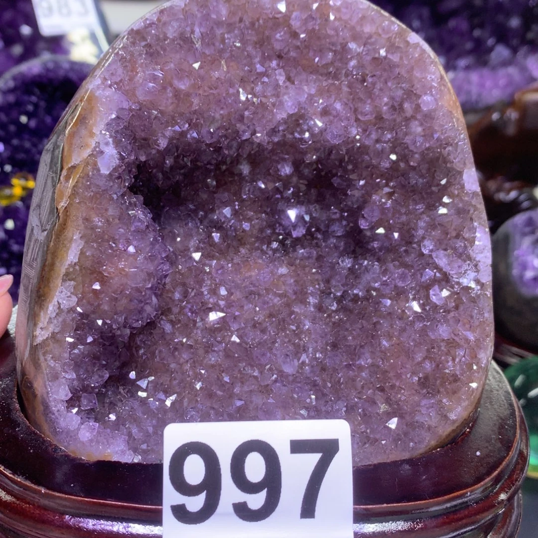 未镶嵌摆件紫晶水晶