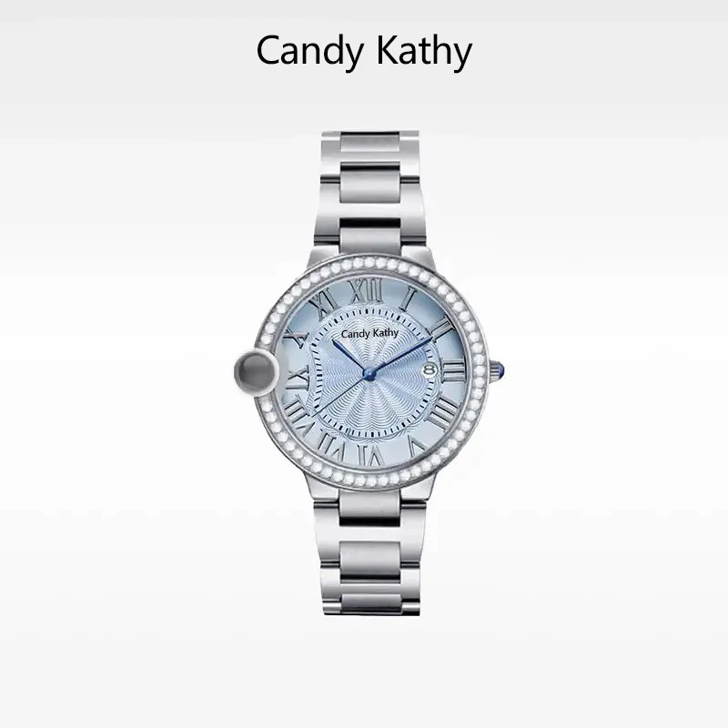 Candy Kathy【官方正版】318 镂空蓝·经典蓝针气球钢带腕表