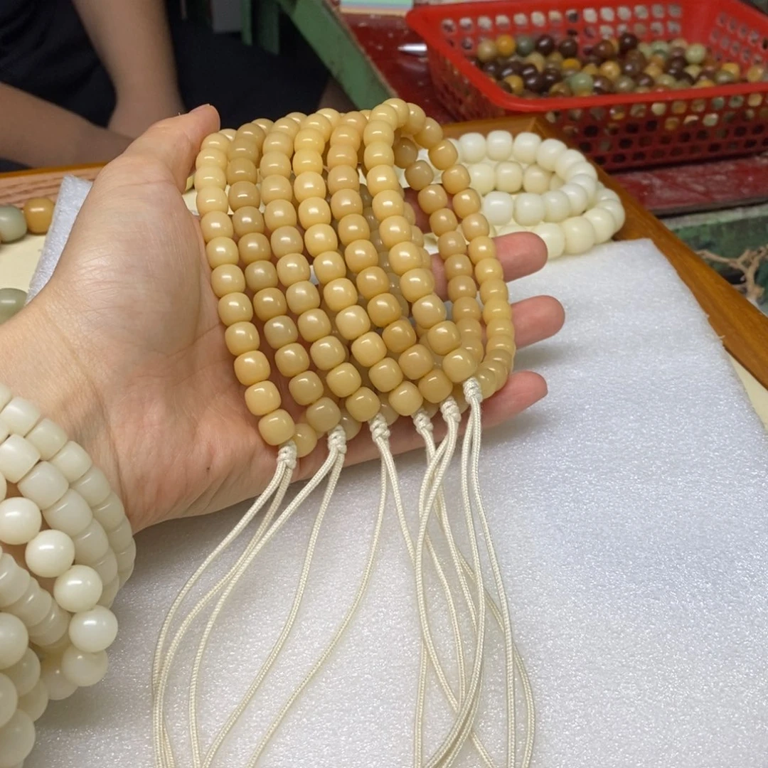 菩提根/象牙果吊坠菩提根风化老料小手持卡9老型桶珠