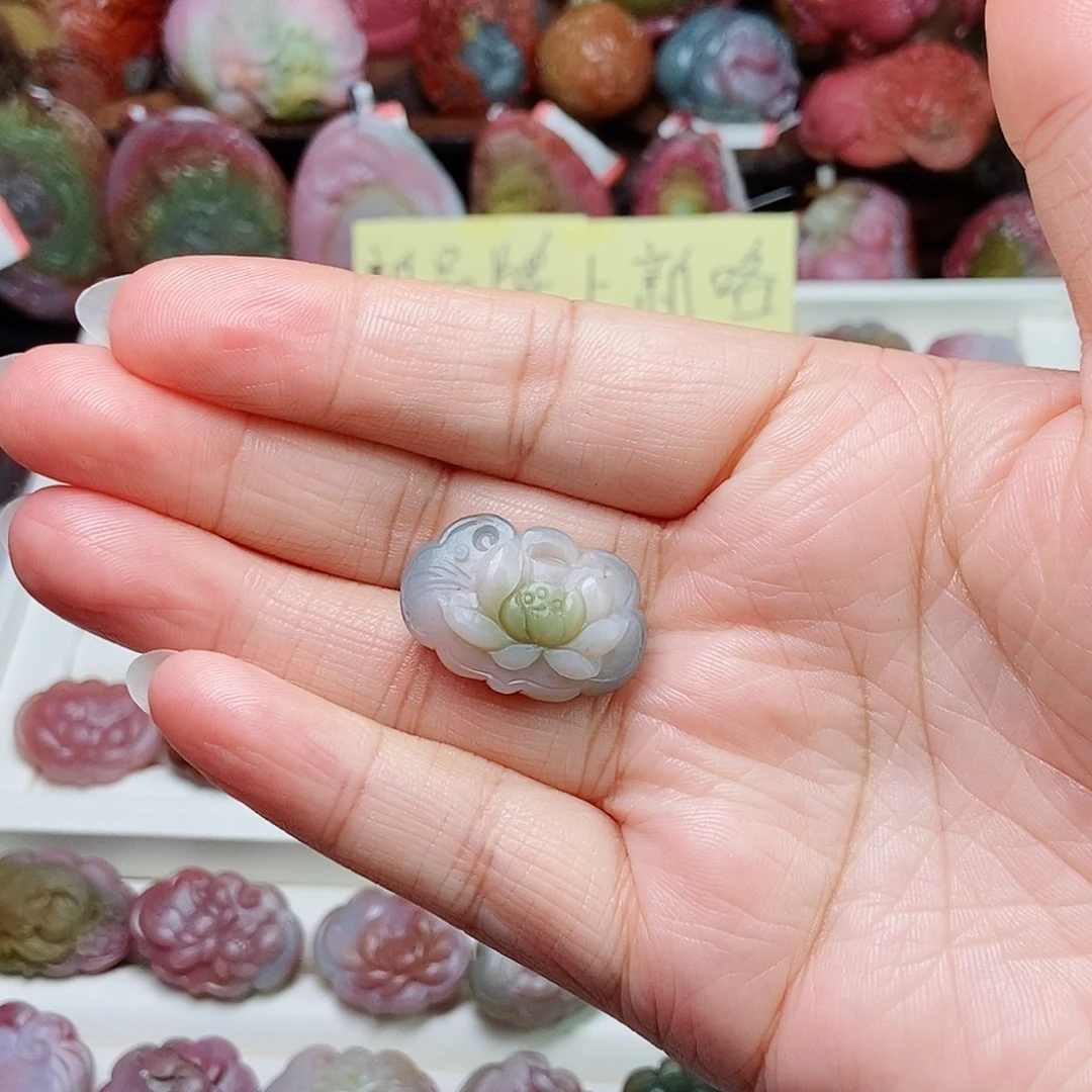 未镶嵌玛瑙/玉髓珠宝半成品