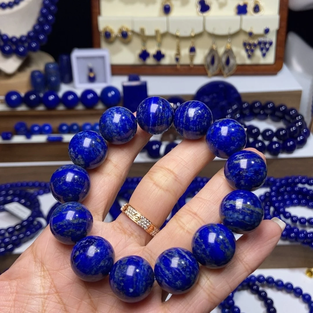 青金石未镶嵌16mm福利手串