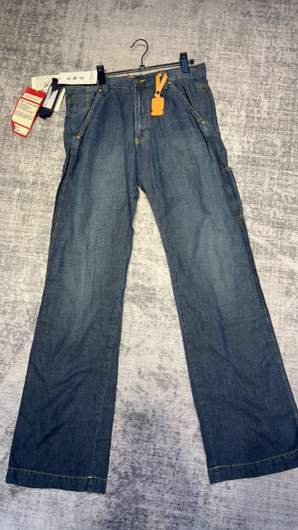 99新 GIORGIO ARMANI/阿玛尼 阿玛尼春夏款男士微拉牛仔裤