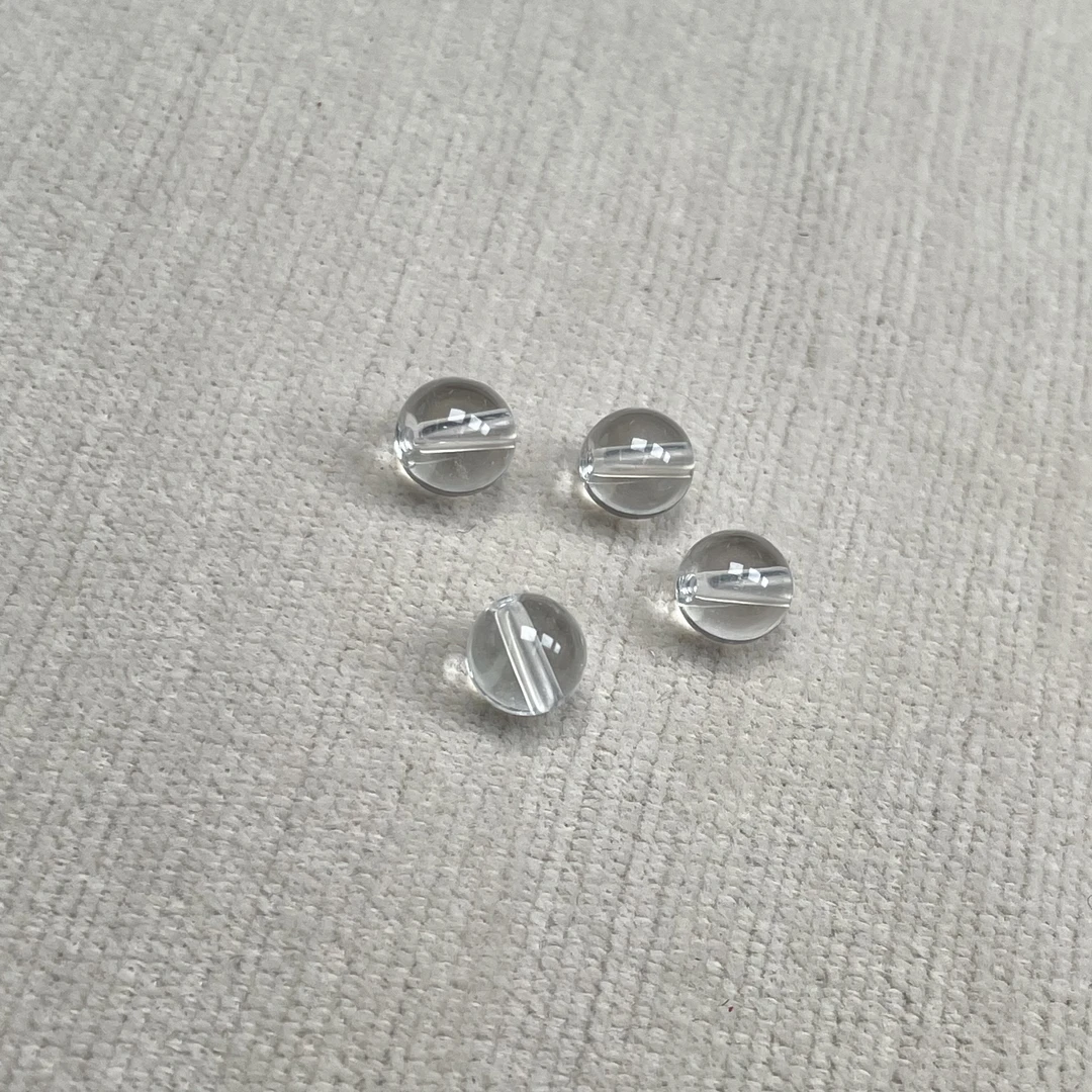 【卓卓004】白水晶diy单珠8mm（多样性发其一）