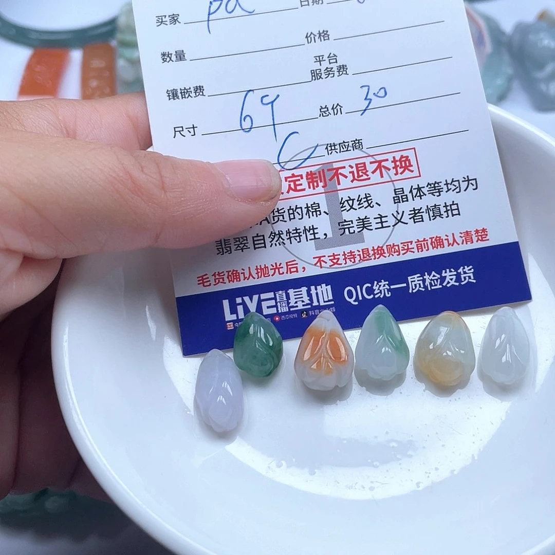 颈饰未镶嵌翡翠P***y