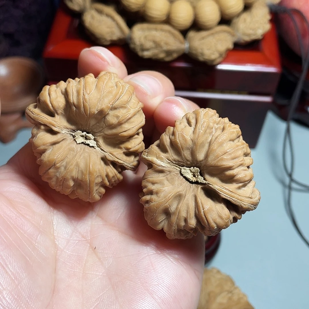 核桃手串/手链精品平谷凹底对歪38