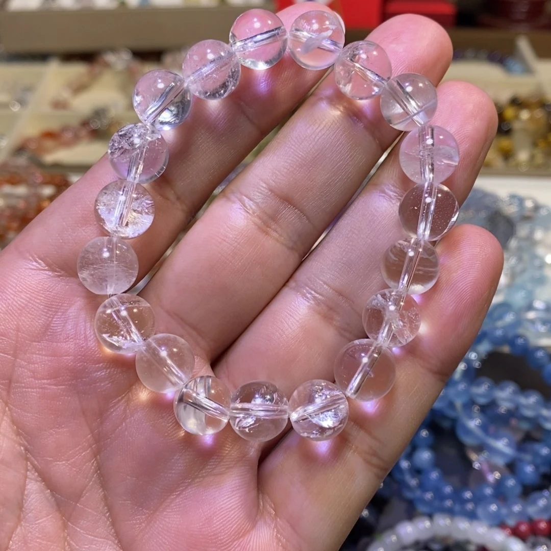 水晶手链未镶嵌天然水晶白啊塞