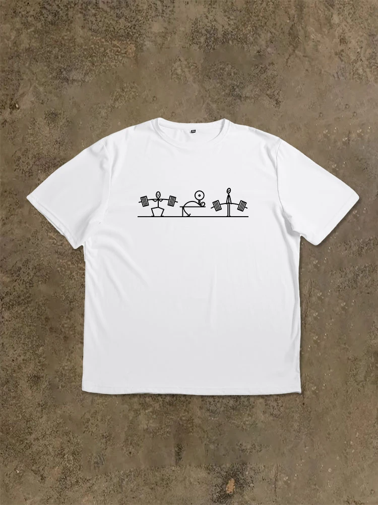 JSC POP 别停下来冰丝运动t恤男士速干夏季薄款短袖宽松透气上衣i