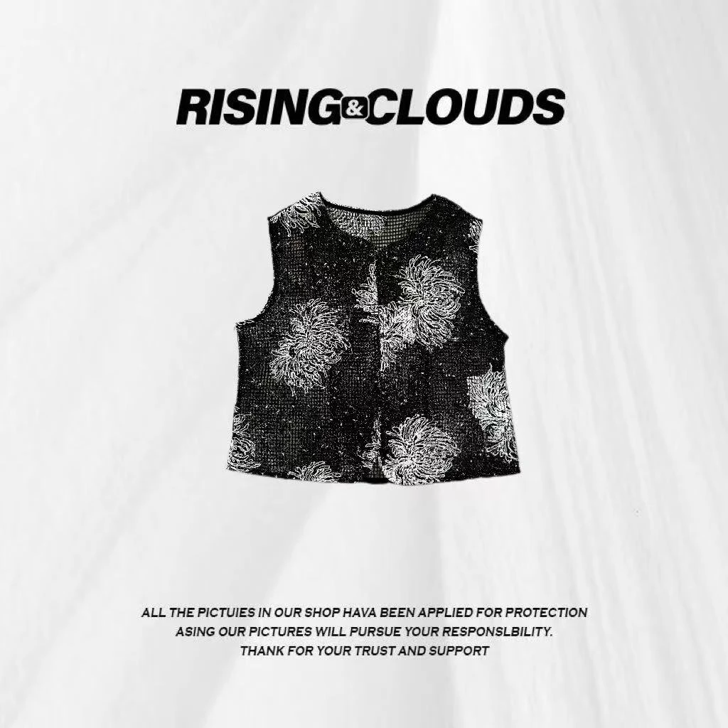 RISING&CLOUDS莎莎【星蚀纹】深圳南油夏季时尚舒适马甲背心050623