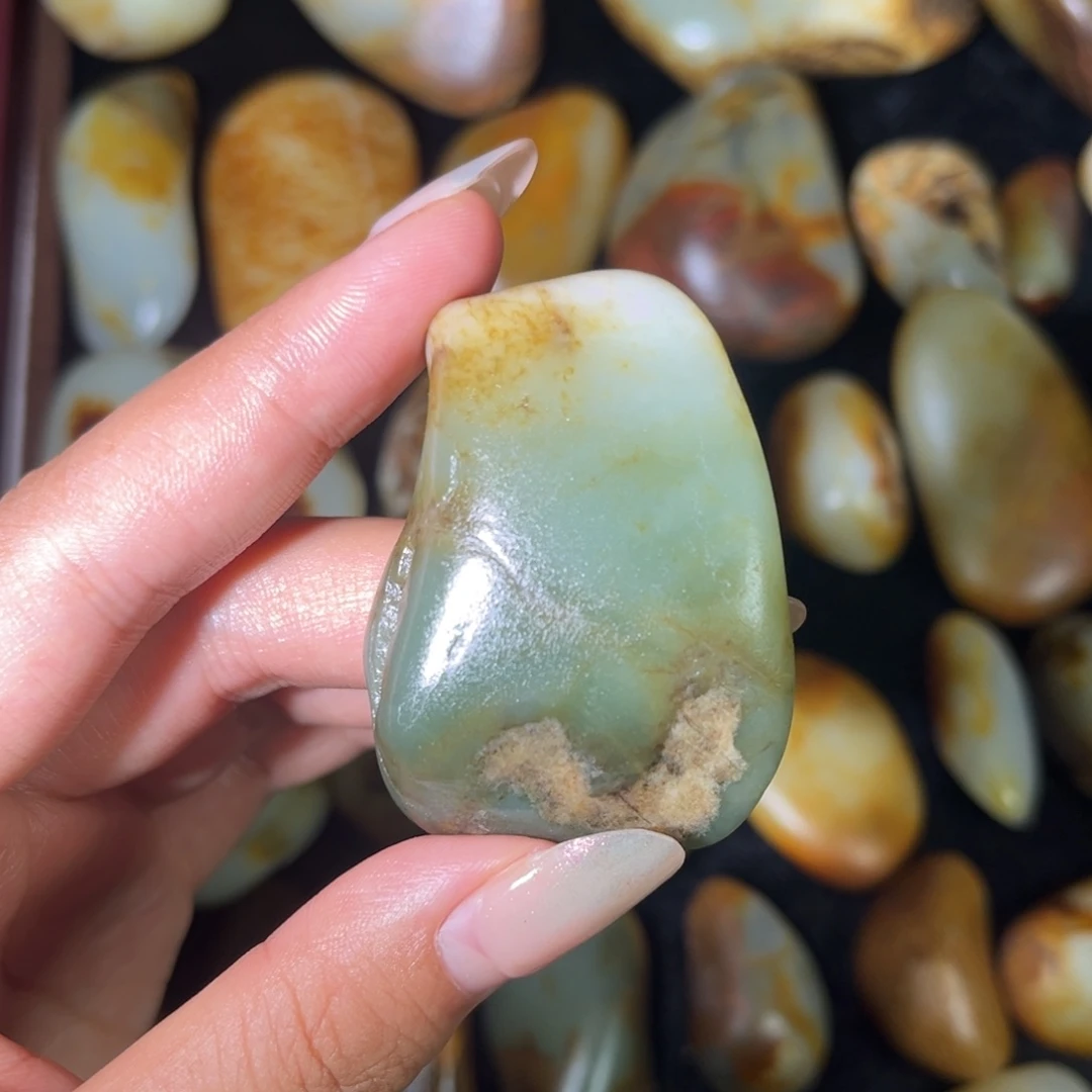 和田玉未镶嵌挂件61.4