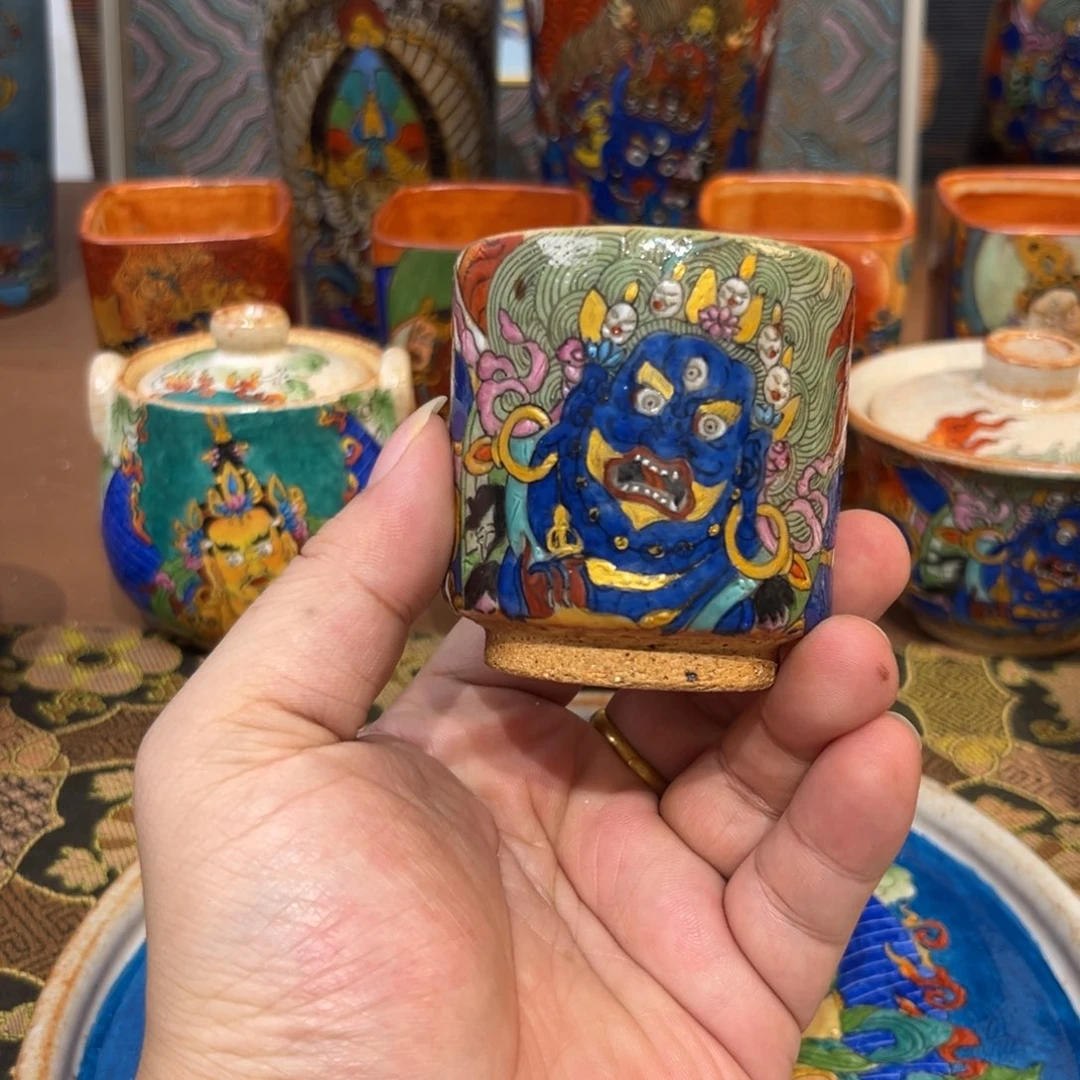 手工制作大黑天杯