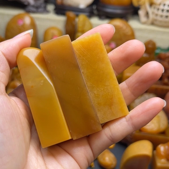光***落寿山石印石题材：工艺品