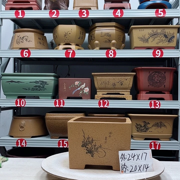 紫砂花盆紫砂花盆