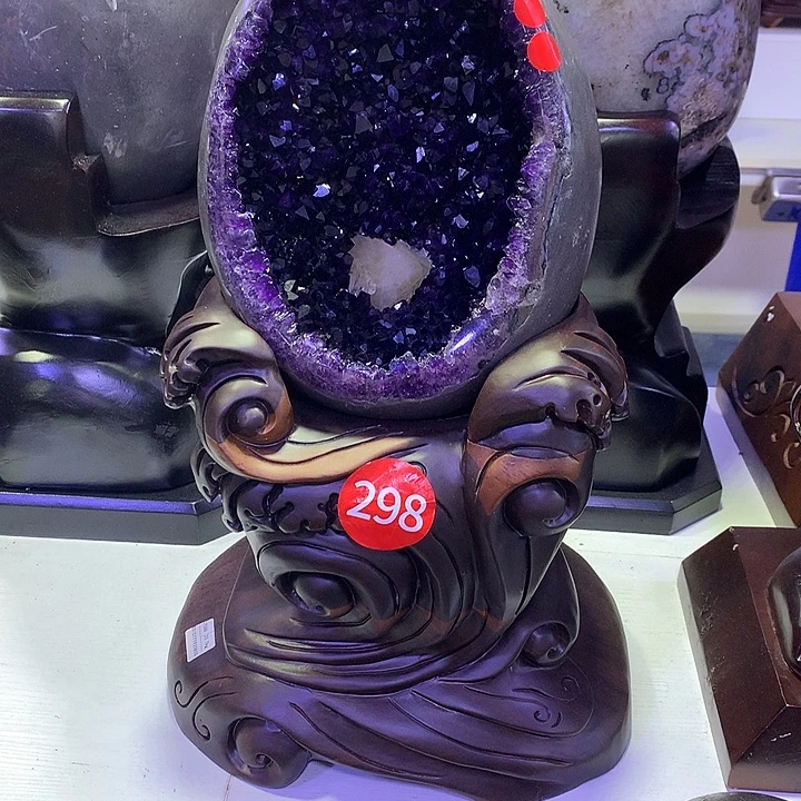 小***儿未镶嵌大型摆件（非配饰）紫晶晶