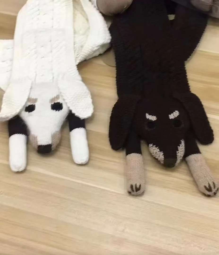 小狗狗围巾材料包（非成品附赠编织视频教程+文字+工具）（不送配线）