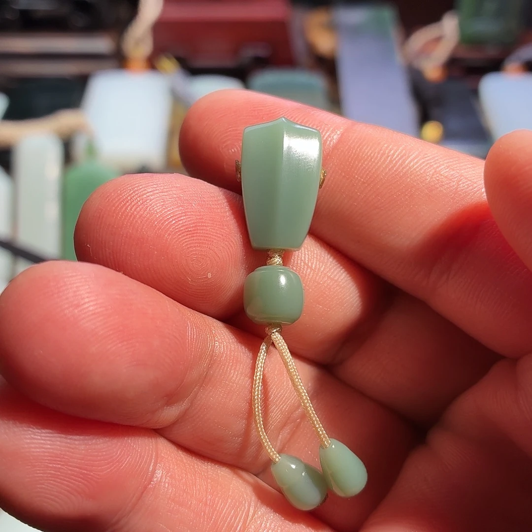 和田玉未镶嵌套链