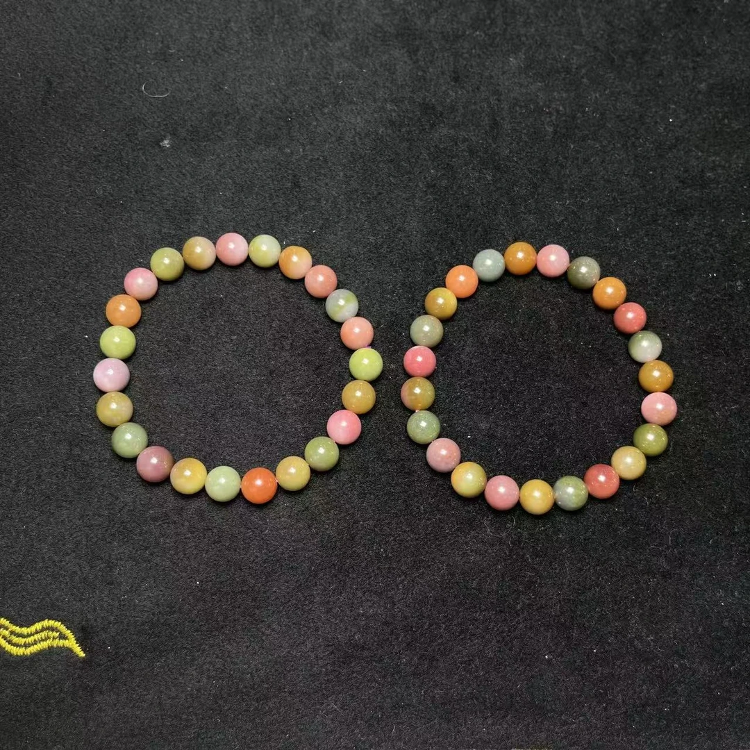 【玉经纶】80349/HQ52-盐源玛瑙手串-多样性发其一