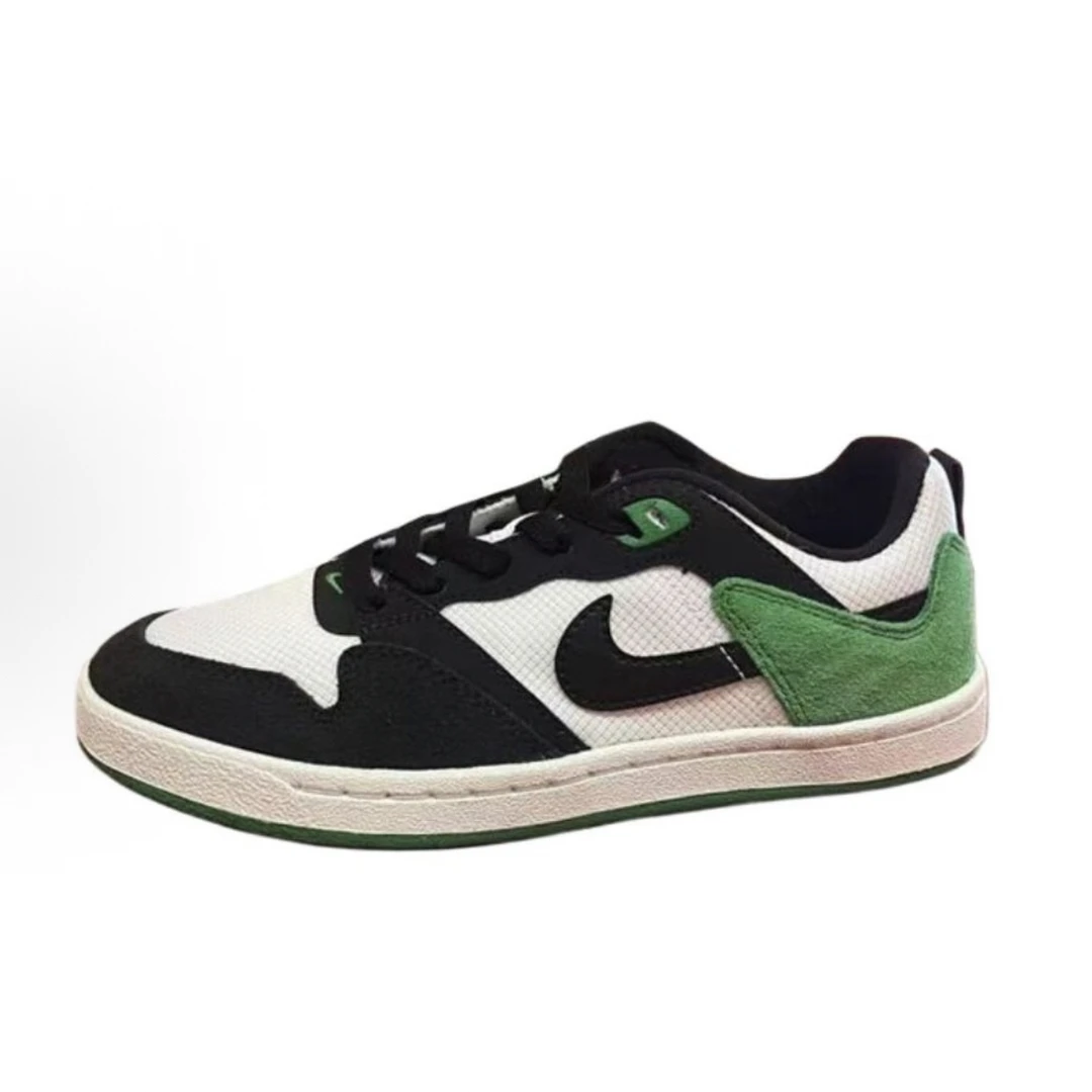 Nike SB Alleyoop 舒适柔软 防滑耐磨 低帮 儿童板鞋 白色/黑色