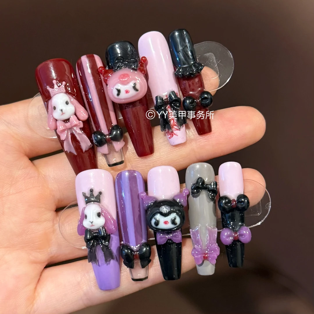 1三丽鸥236 下单后联系客服改发货时间否则无法制作 手工穿戴美甲