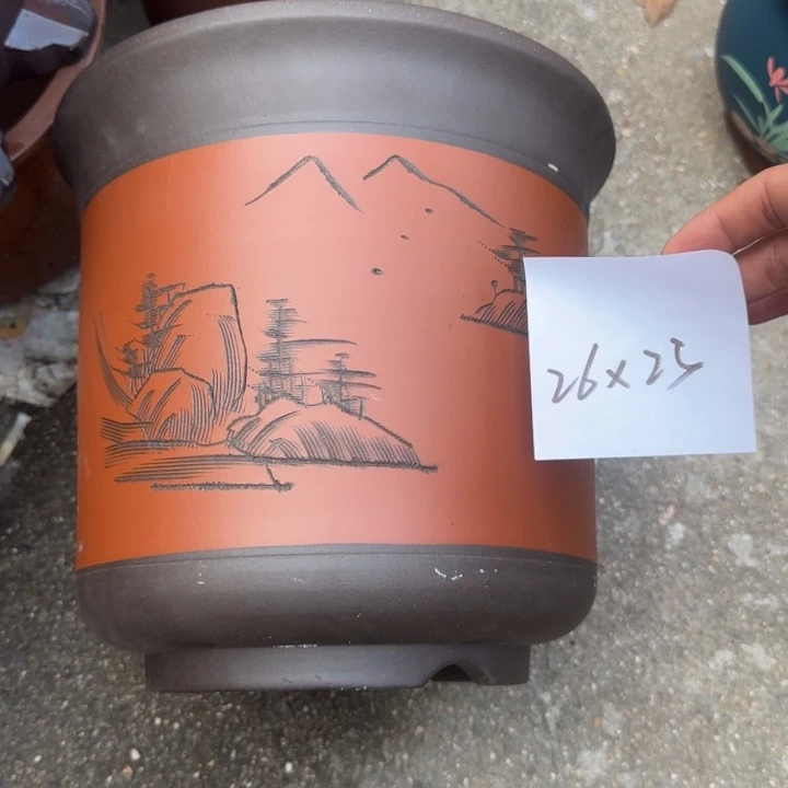 紫砂花盆特价商品
