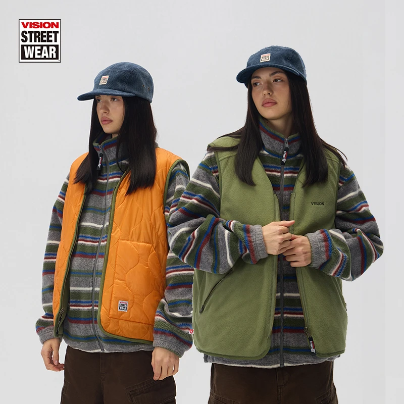 VISION Primaloft®棉葫芦纹户外夹棉马甲外套穿搭户外保暖秋冬季