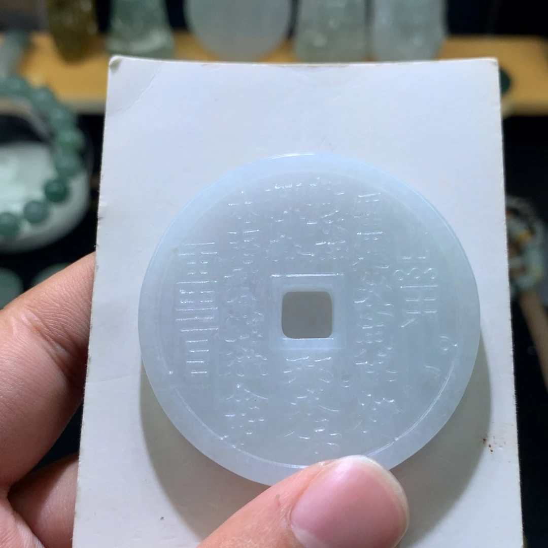翡翠未镶嵌颈饰000