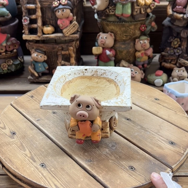 嘻哈多肉花盆百搭