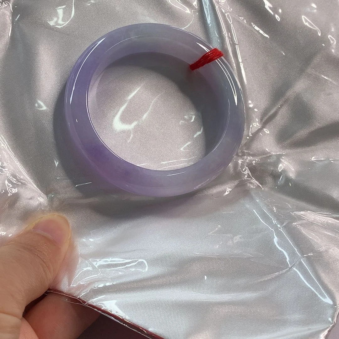 翡翠未镶嵌手镯翡翠手镯52.5