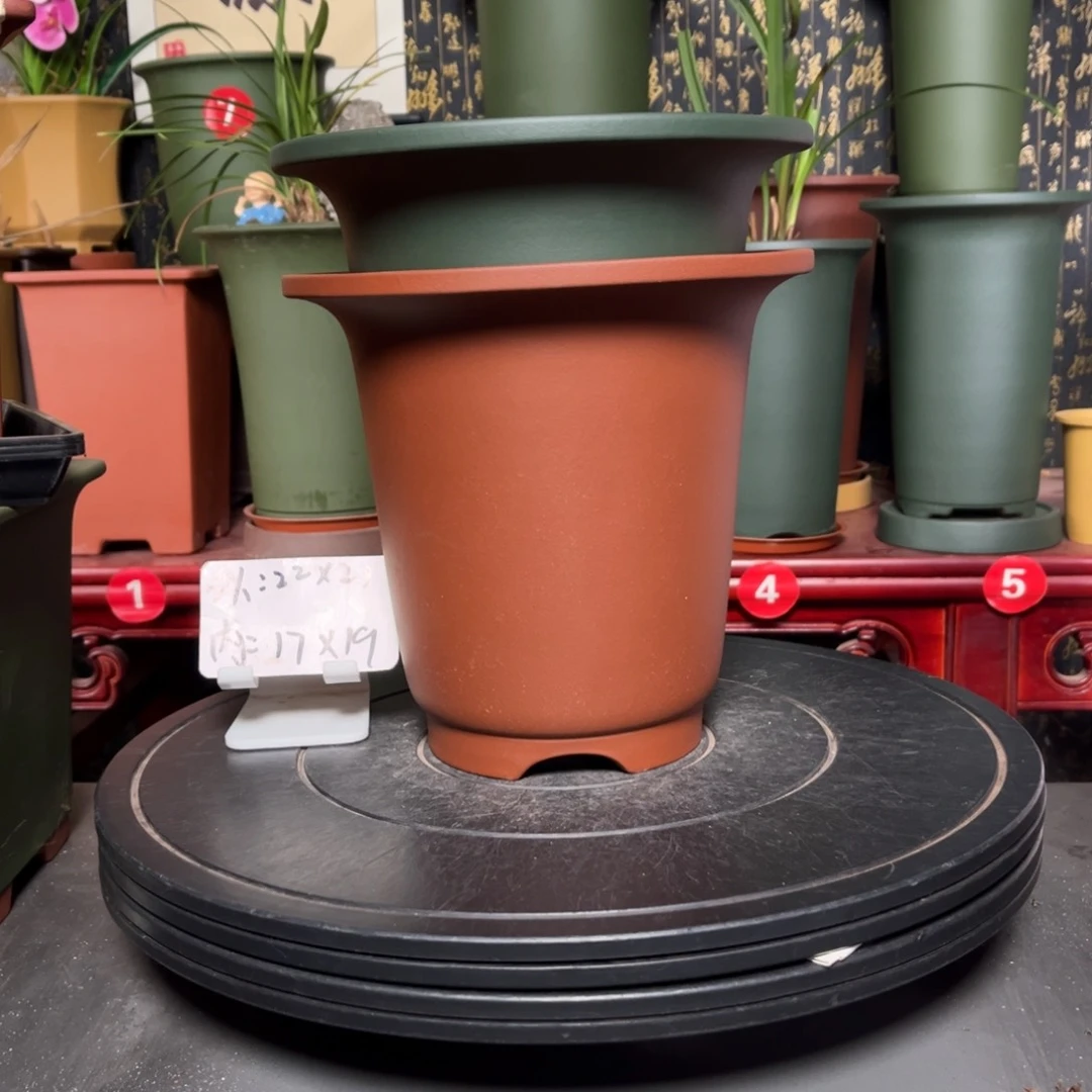 紫砂花盆紫砂花盆