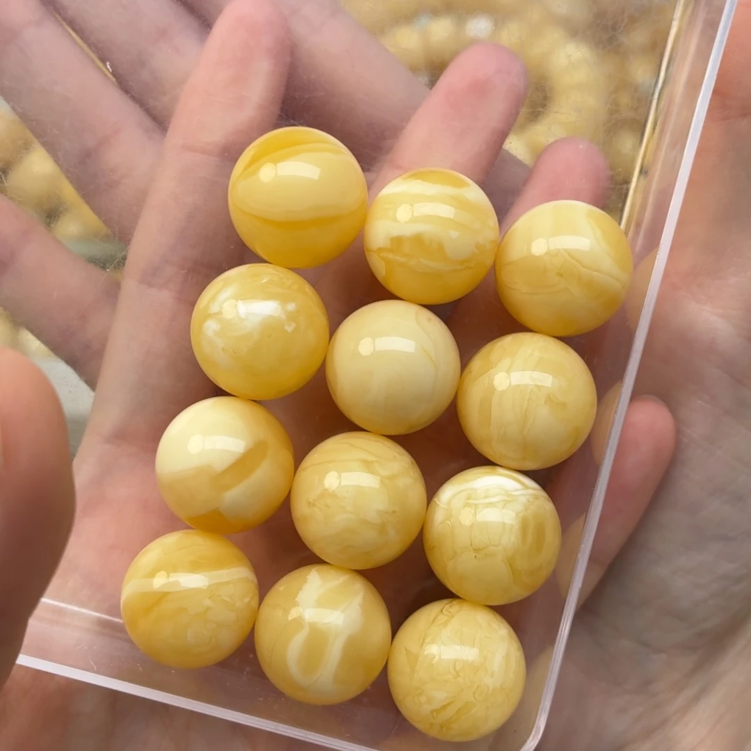 影***儿未镶嵌蜜蜡裸石16手串