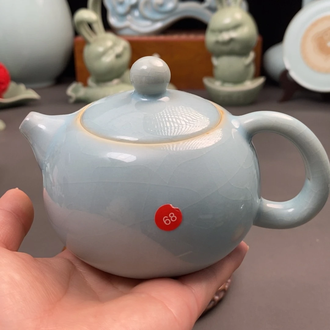杯天青倒烧西施壶微微瑕简包装68号