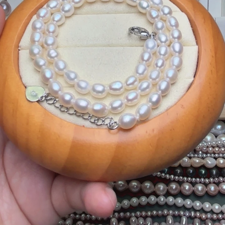 未镶嵌颈饰淡水珍珠