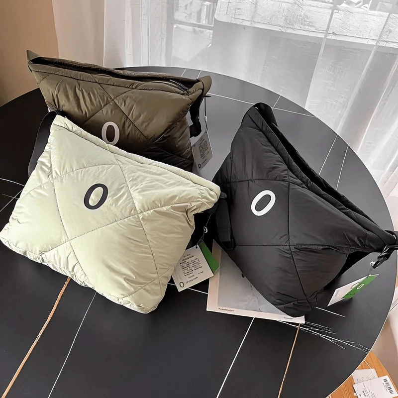 经典印花菱格填充棉大容量可单肩可斜跨包通勤