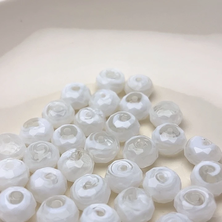 颈饰琉璃切面珠一米一颗