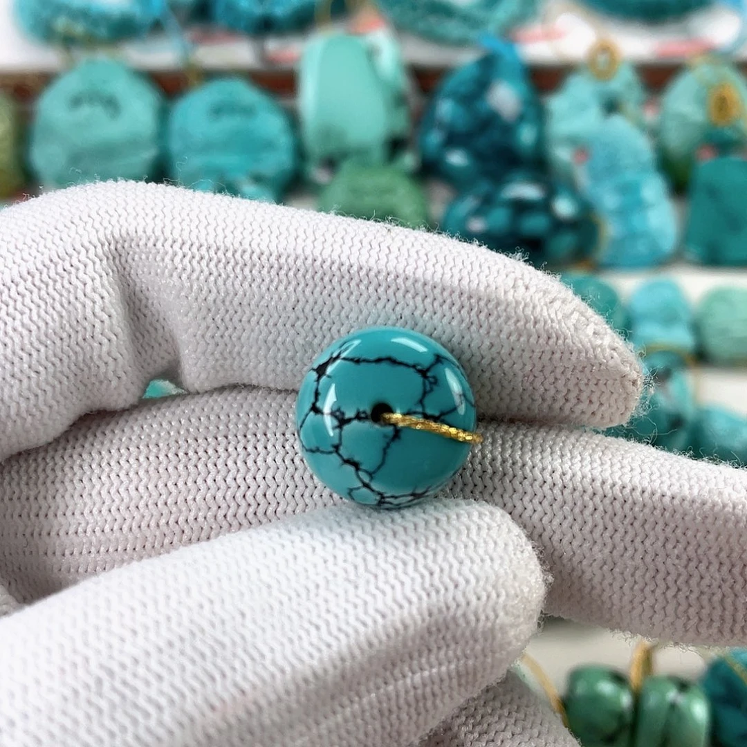 绿松石未镶嵌车挂