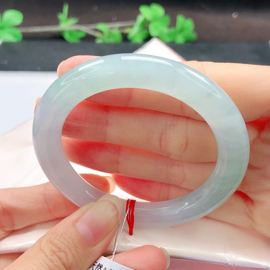 未镶嵌手镯（圆镯）翡翠52圆