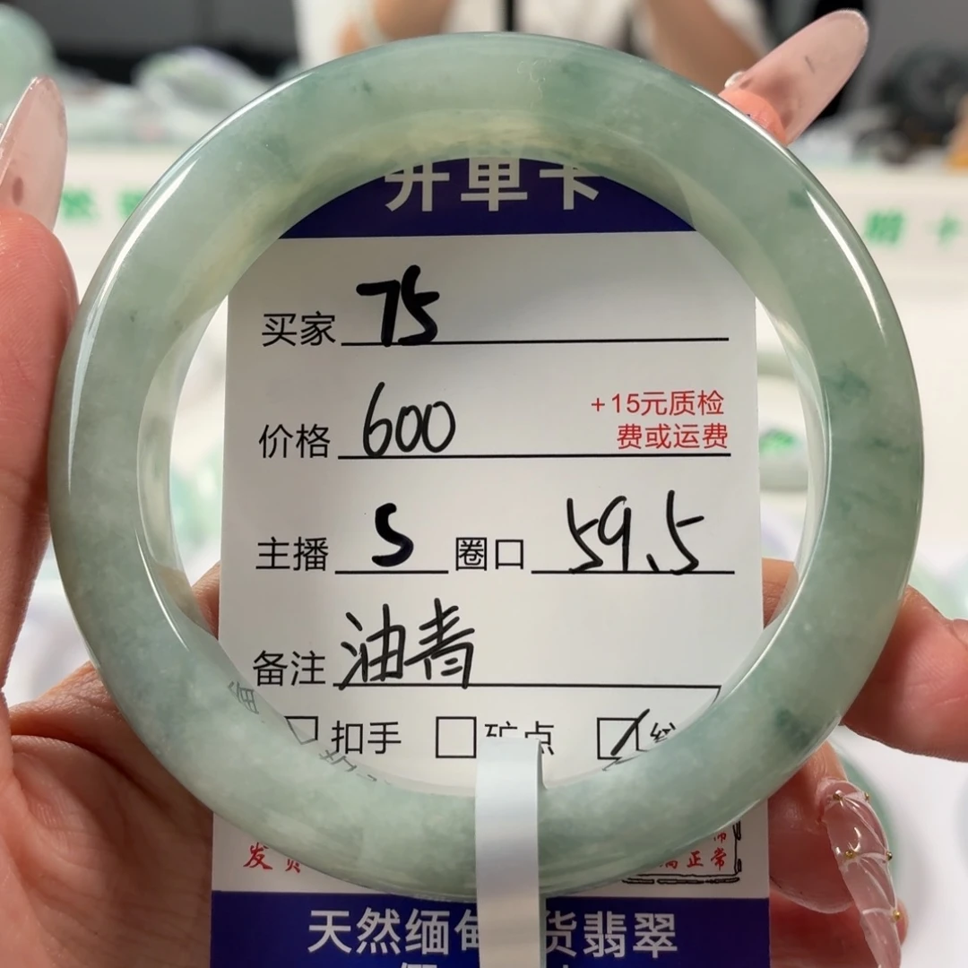 翡翠未镶嵌手镯59