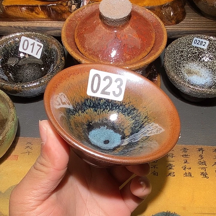 茶盏微瑕建盏主人杯子