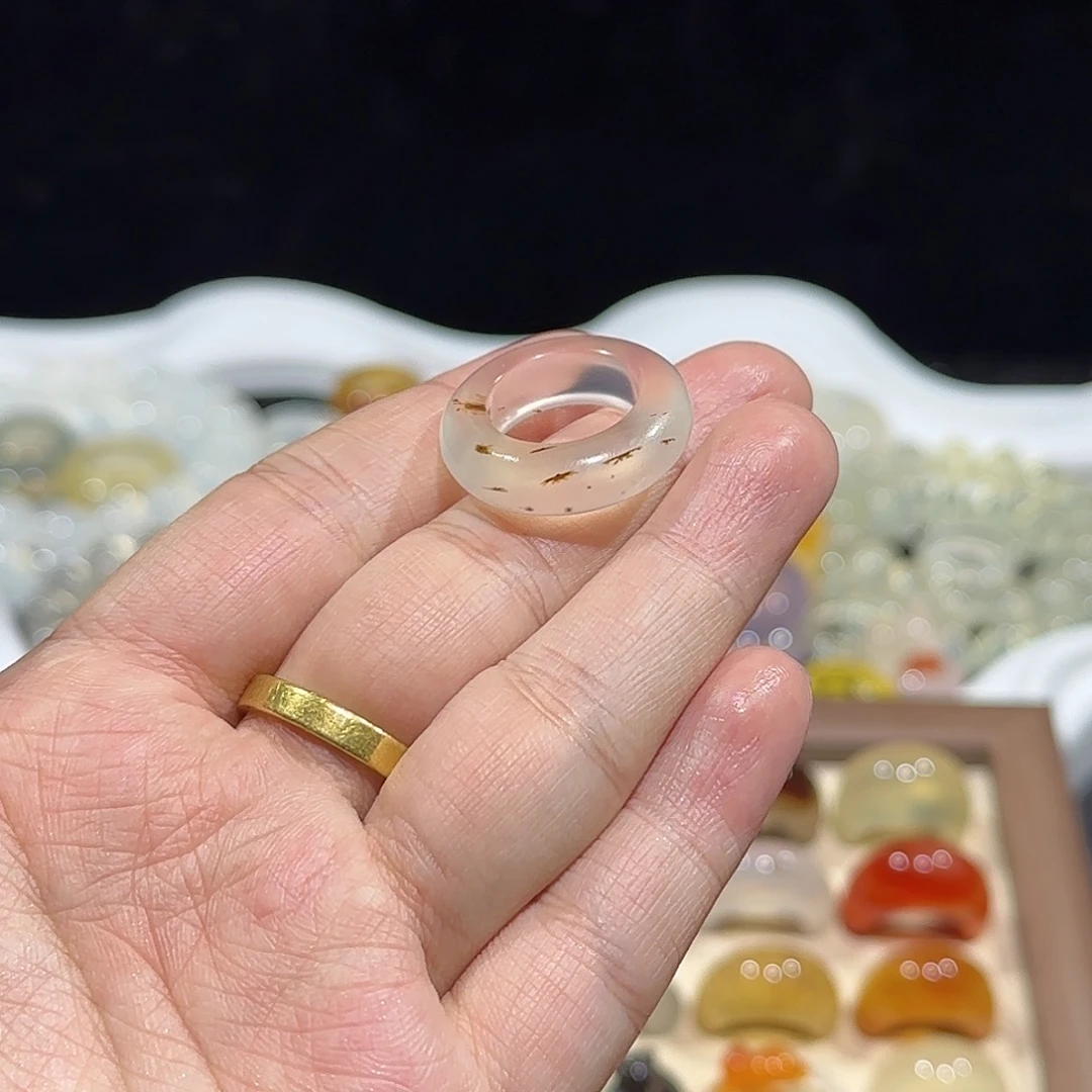 玛瑙/玉髓合金戒指